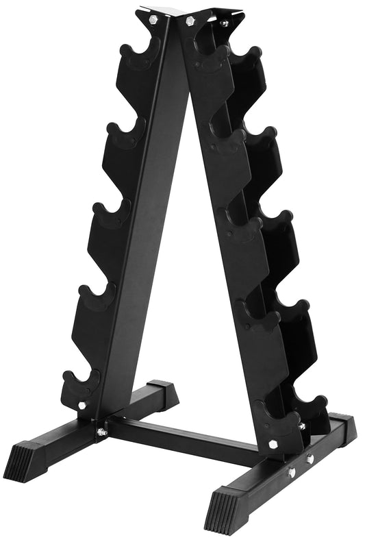 Signature Fitness Dumbbell Rack Multifunctional Weight Stand for Home Gym, A-Rack, 600-Pound Capacity