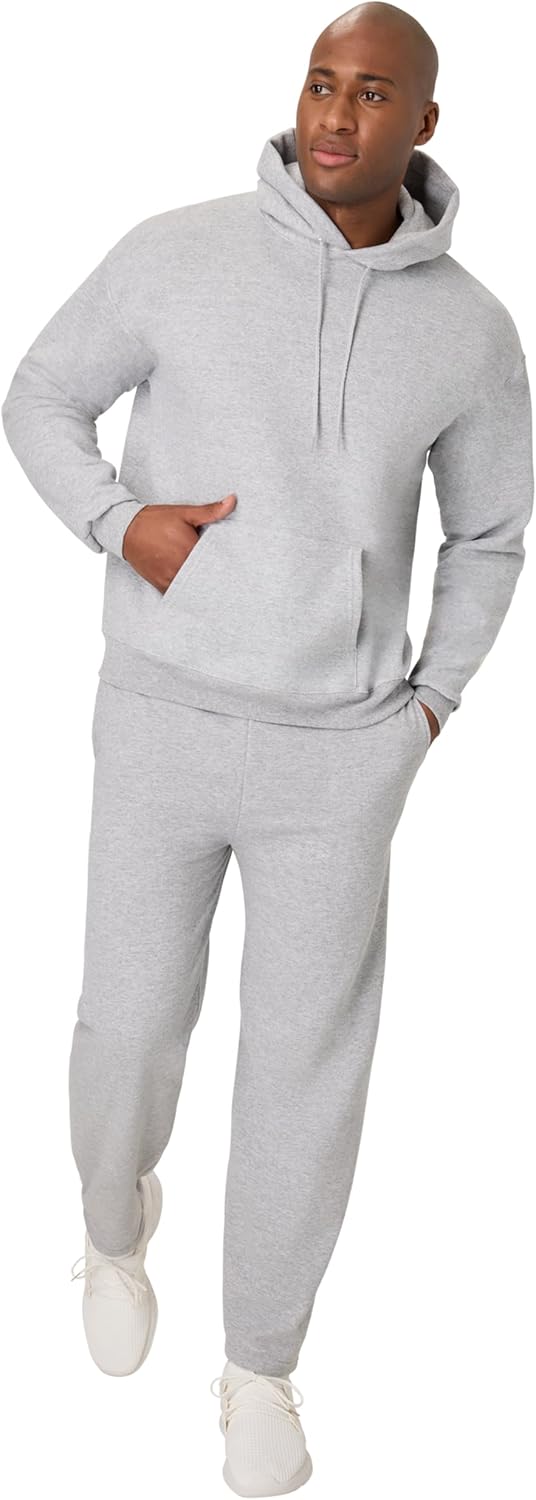 Hanes Men's EcoSmart Sweatpants - Comfortable Athletic Lounge Pants with Pockets | Open Hem Fleece Design