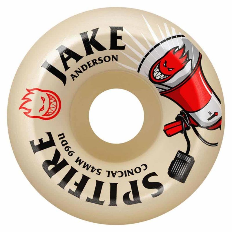 Spitfire Formula Four 99D Jake Anderson Burn Squad Conical Skateboard Wheels