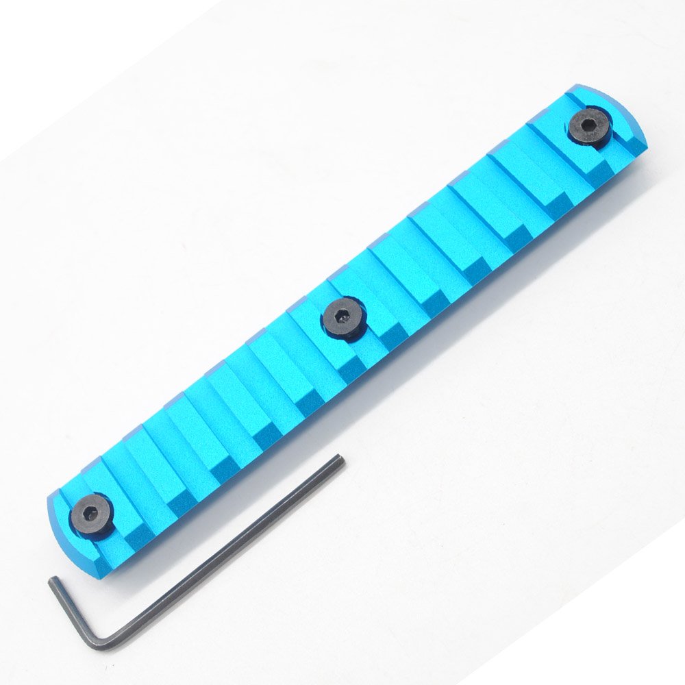 Keymod Rail Section Blue Color for Picatinny & Weaver Rail (13 Slots)