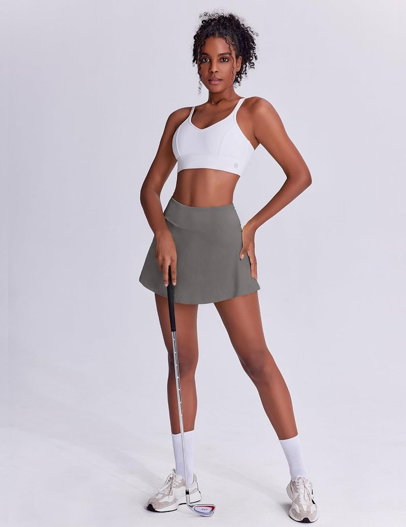 Tennis Skirts for Women - Pleated Athletic Skort with Shorts Pocket | Lightweight Golf & Pickleball Activewear