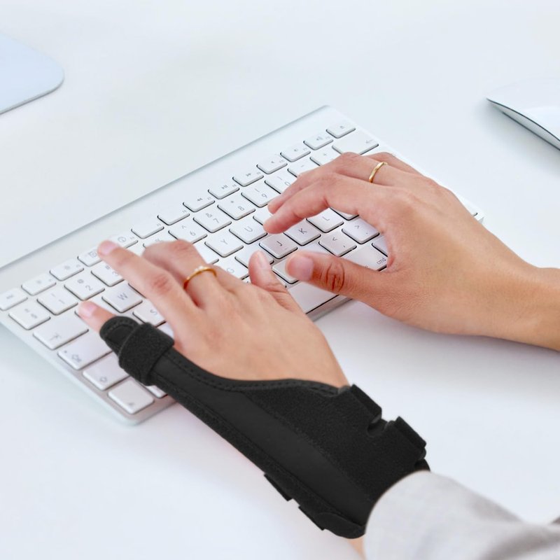 VHOPMORE Pinky Finger Splints, Trigger Finger Splints for Little Finger, Pinky Support Brace for Right & Left Hand, Wrist and Pinky Fracture Finger Stabilizer for Arthritis, Injury, Tendonitis, Broken