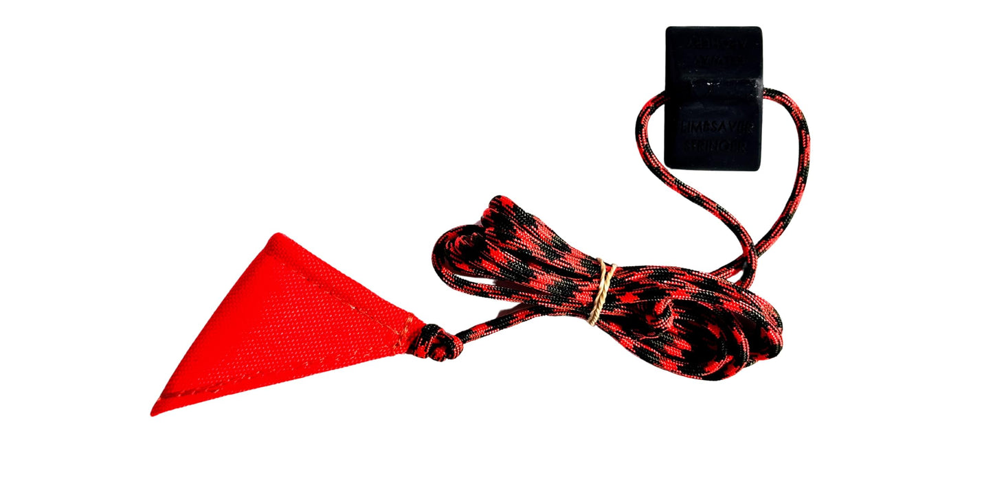 Selway Archery Long Bow Stringer Tool | Original Design Est. 1995 | Safe & Easy Stringing to Prevent Limb Twist (Neon Orange)