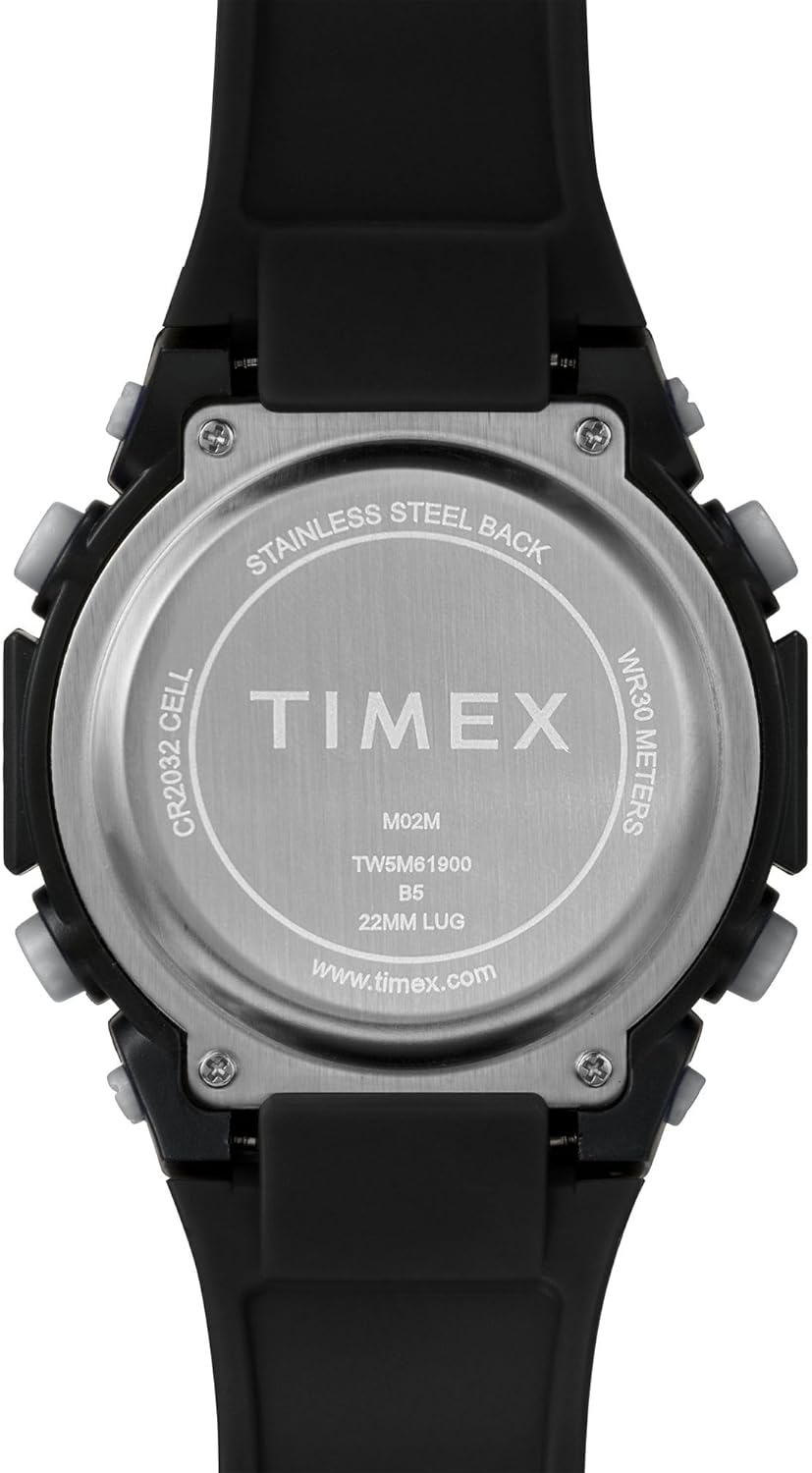Timex Digital 50mm Unisex Watch - Stylish, Durable Design for Everyday Wear
