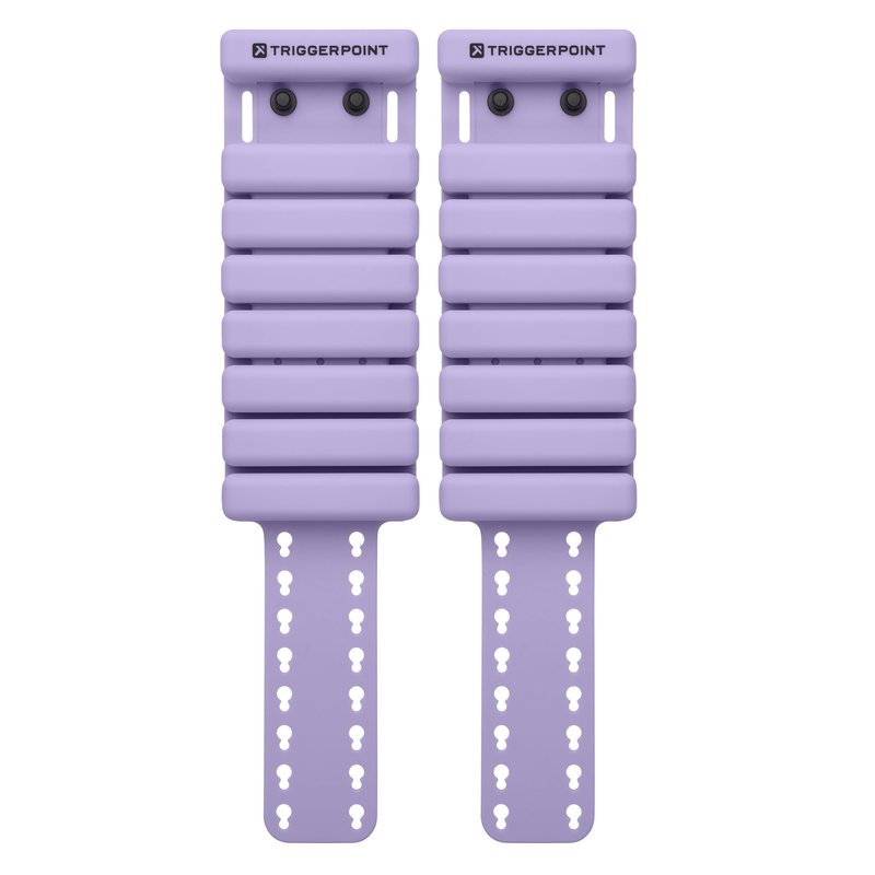 TRIGGERPOINT: Adjustable Ankle and Wrist Weights for Men and Women - 2LB (1 Pair) - Lavender - Perfect for Yoga, Pilates, Home Workouts, and More