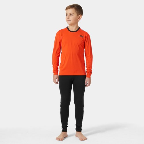 Helly-Hansen Unisex Kid's HH LIFA Active Set, 147 Cherry Tomato, 10