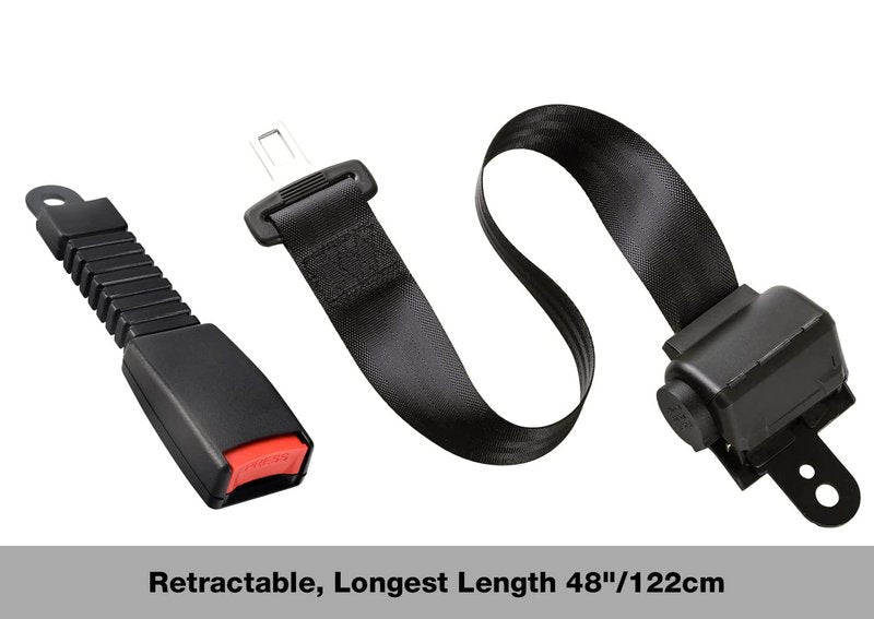 ROSSROLLA 2 Pack Golf Cart Seat Belt Kits Retractable Seatblet Fits Most of Golf Cart Like EZGO, Yamaha, Club Car, UTV, Model B