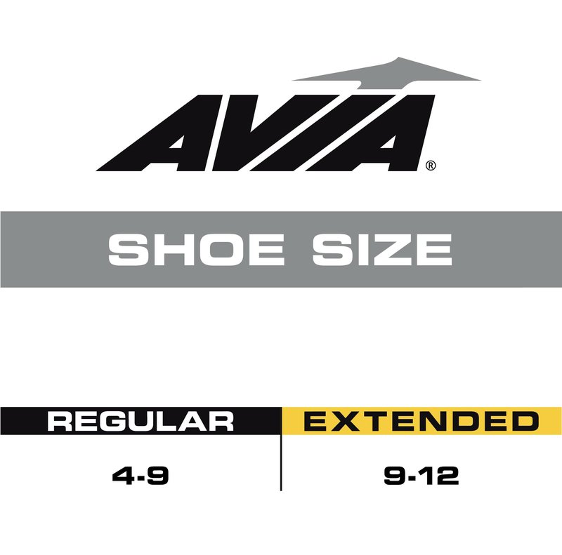 Avia Womens Low Cut Socks - 6 Pack Cushioned Performance Stretch Moisture Wicking Athletic No Show Socks for Women (4-12), Size 4-9, Gray/Black