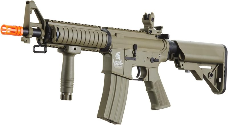 Lancer Tactical Gen 2 MK18 MOD 0 Airsoft Gun - AEG CQB Rifle with Battery, Charger & 1000 Rounds 6mm Pellets