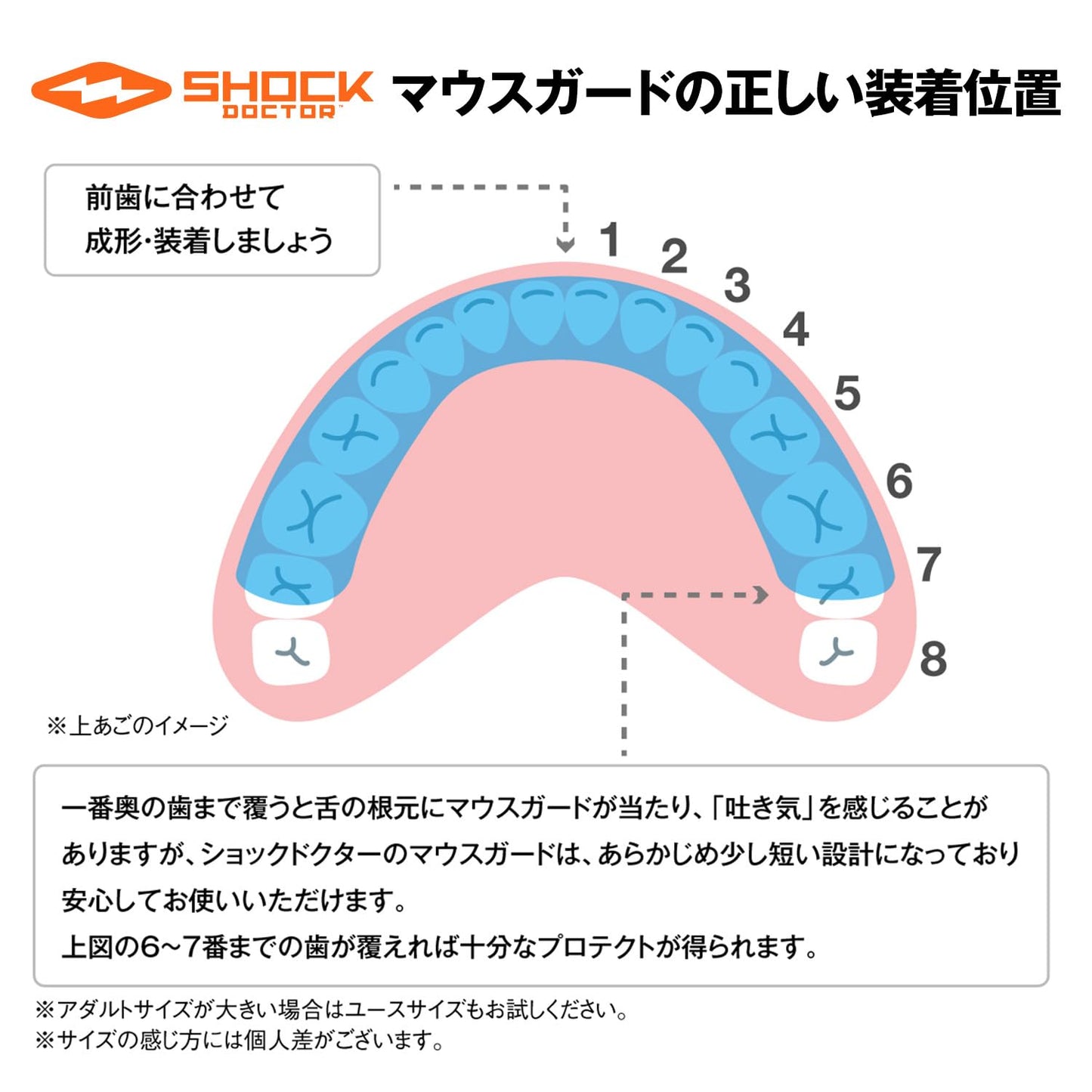 Shock Doctor Gel Max Power Carbon Convertible Mouth Guard