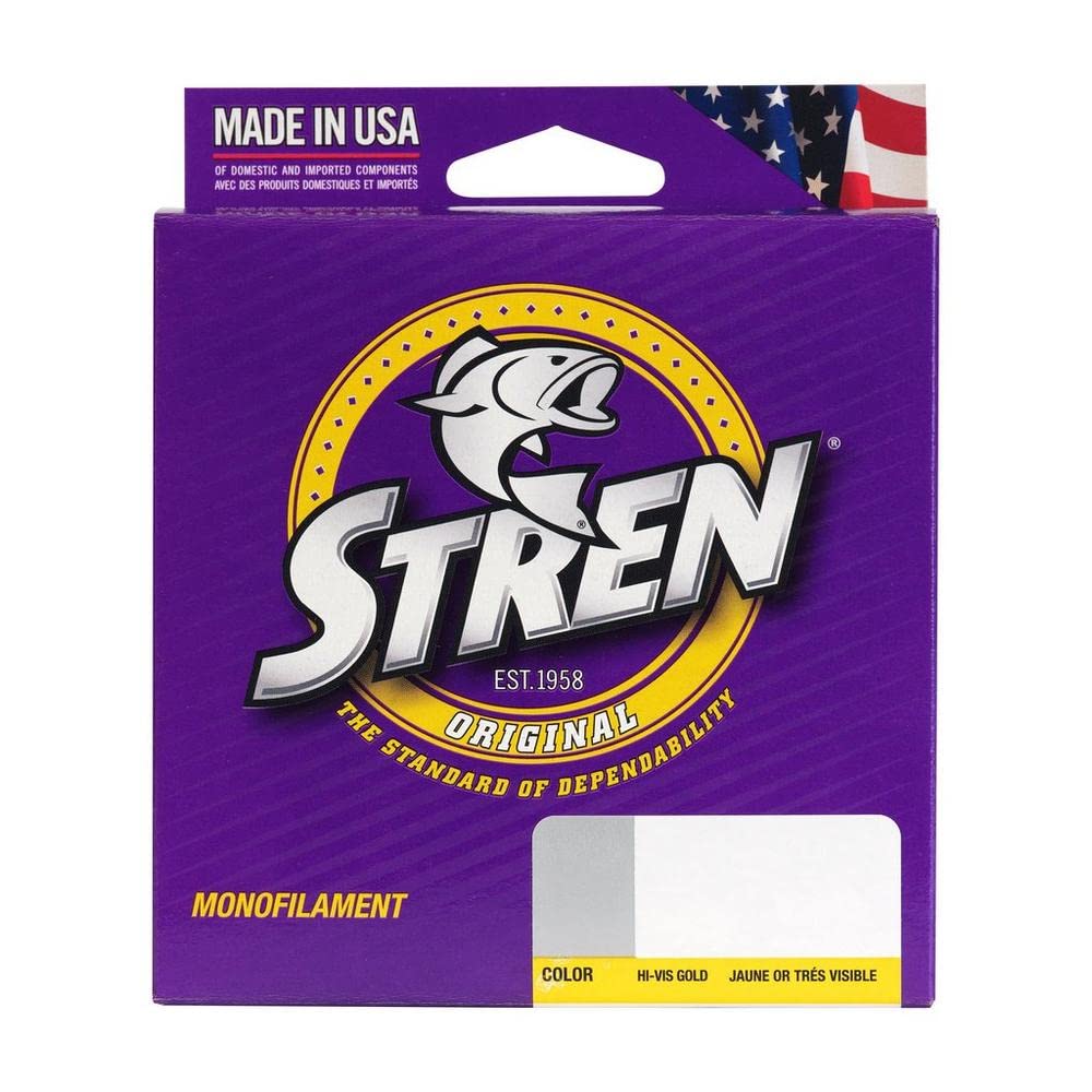 Stren Original®, Hi-Vis Gold, 10lb | 4.5kg Monofilament Fishing Line, Suitable for Freshwater Environments
