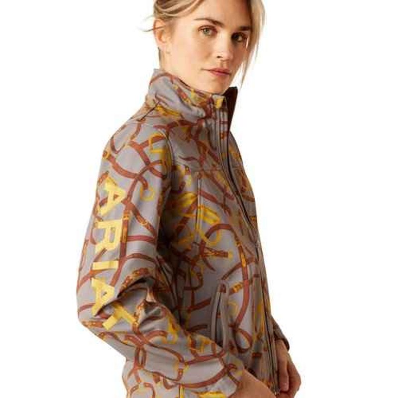 ARIAT Women's New Team Softshell Jacket, Sahara, 3X
