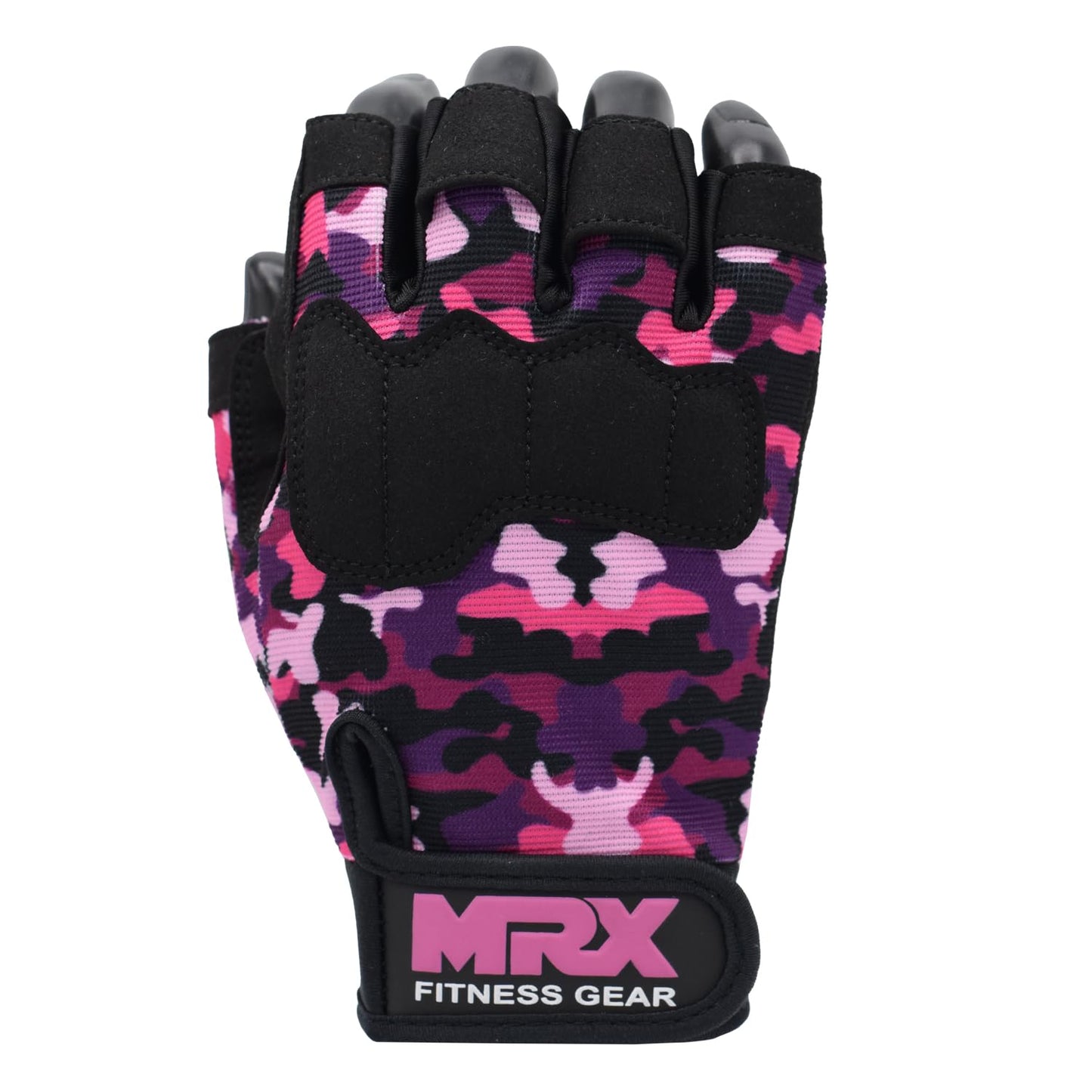 MRX Workout Gloves for Men and Women – Breathable, Snug-Fit Exercise Gloves for Weight Lifting, Cycling, Gym Training & Outdoor Activities|Pink L
