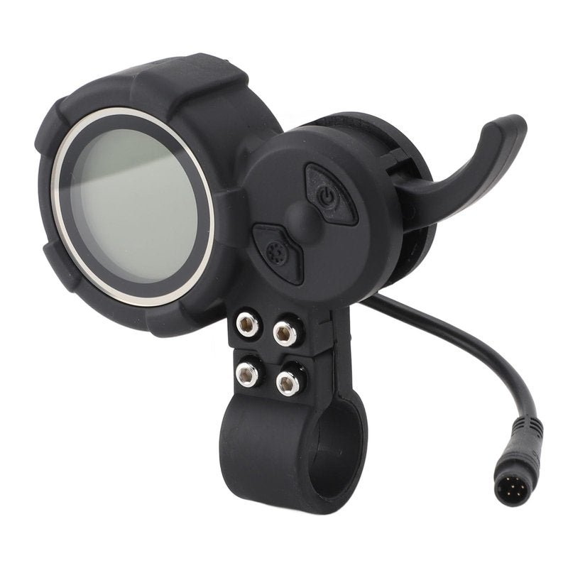 Electric LCD Display Meter for 10 Inch Scooter, 36?72V LCD Display Control Panel with 6 Pin Plug, Electric Display Meter Conversion Kit