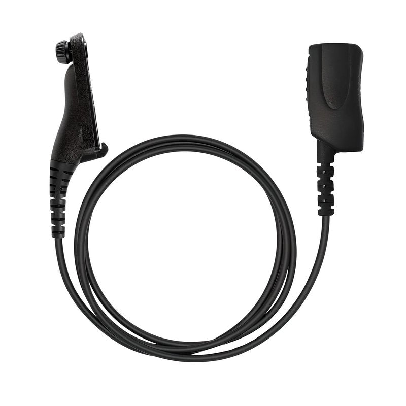 SHEEPDOG MICROPHONES Cyclone Push-to-Talk (PTT) Microphone, Compatible with Motorola APX and APX Next, 32 Inch Cord, Dual-Switch Technology, 3.5mm Audio Port for Earpiece