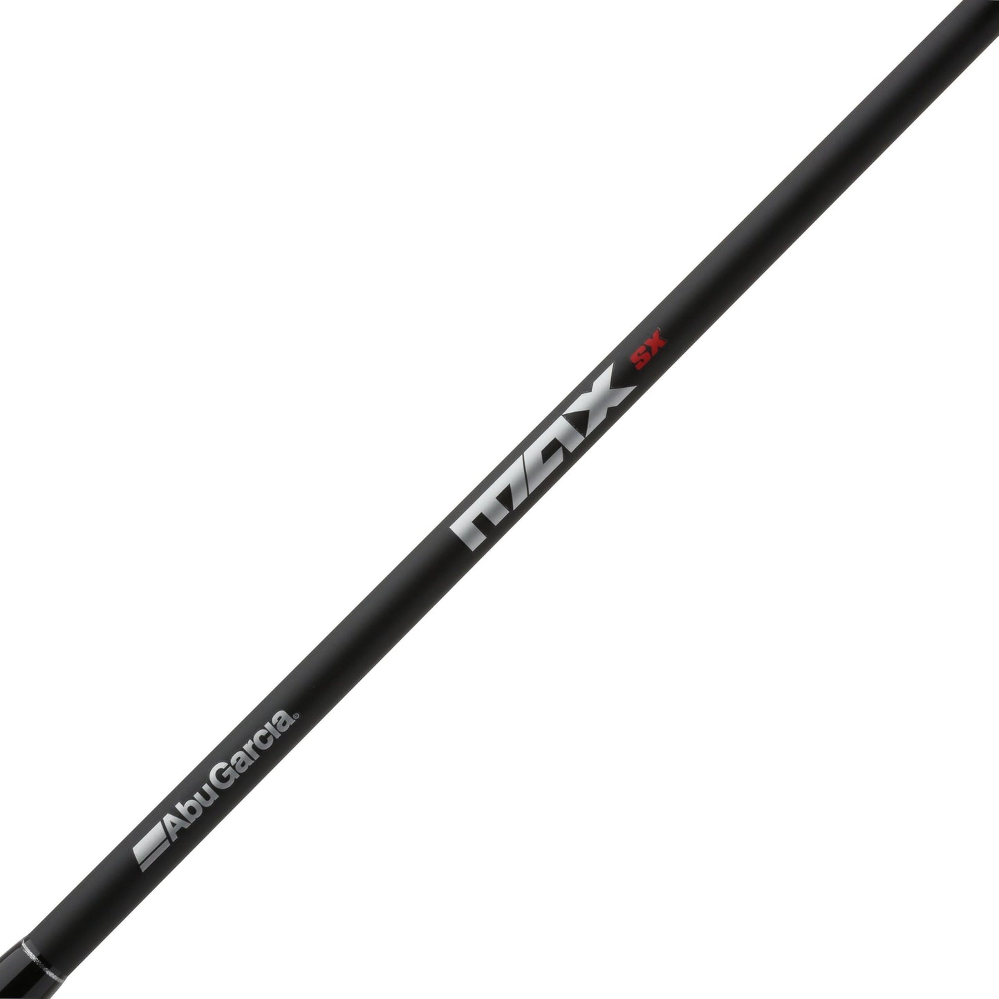 Abu Garcia 7' Max SX Spinning Reel and Fishing Rod Combo, Size 2000 Reel, 7 Stainless Steel Ball Bearings, Smooth Oil Felt Front Drag System, 24 Ton Graphite Rod Blank
