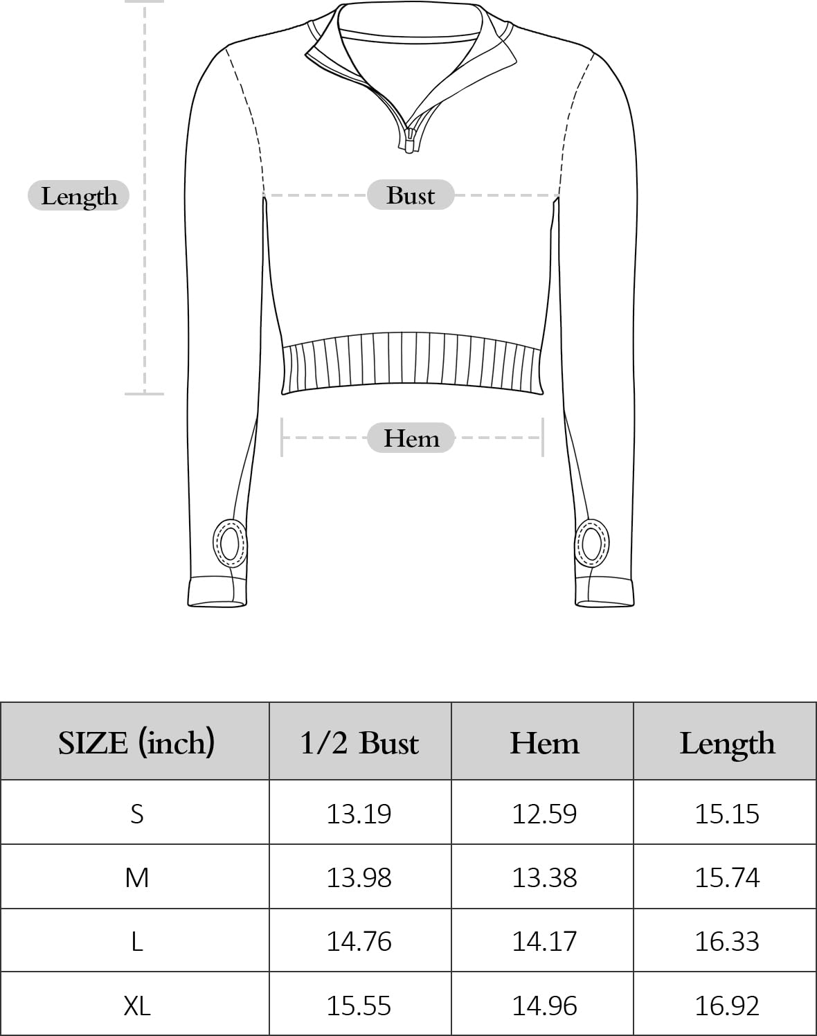 VEQKING Woman Cropped Long Sleeve Top Half Zip Workout Shirts Thumbholes Ribbed Seamless T-Shirt for Running Gym Fitness Beige