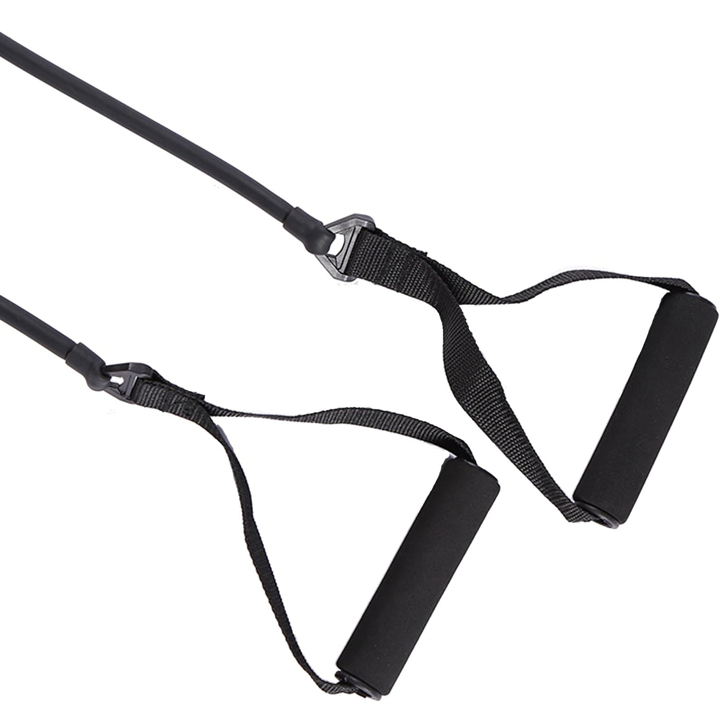 Pedal Resistance Bands Exercise Bands with Handles & Door Anchor for Billy's Bootcamp Weight Loss Tae Bo Boxing,Working Out,Pilates,Physical Therapy,Strength Training,Fitness,Yoga. (Black)