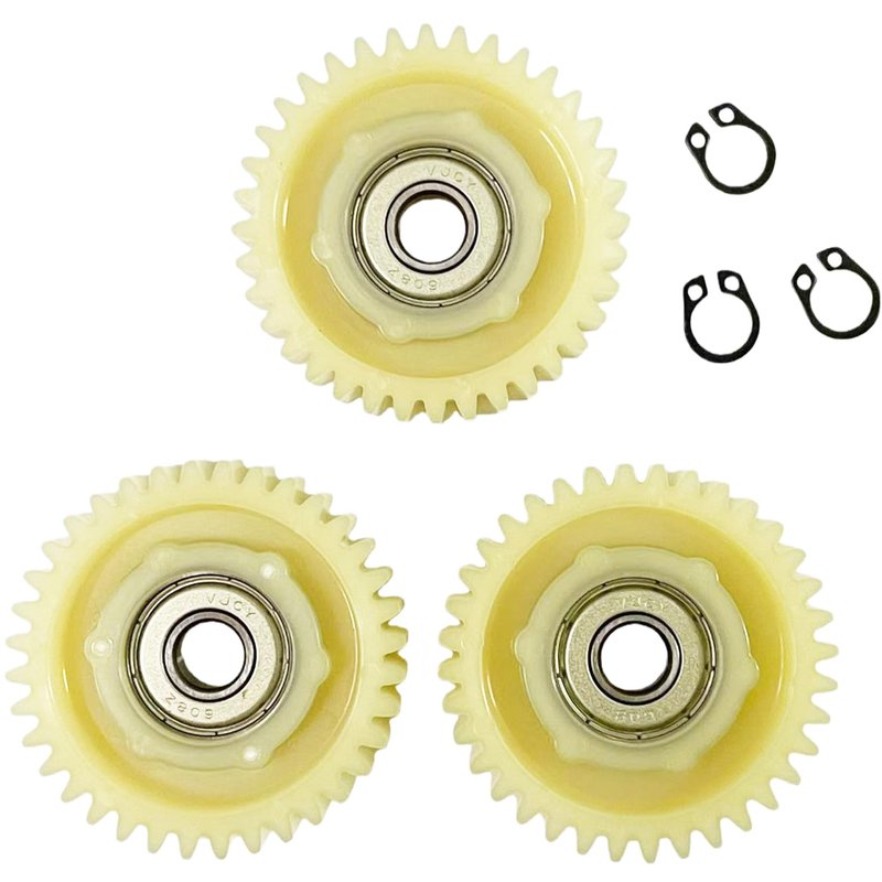 Planetary Gear E-Bike Motor Gear 47.5x13.5mm Planetary Gear Set 36 Teeth Nylon Gear with 8mm Bearings Compatible with Bafang 500W-750W Mid Drive Motors Replacement E-Bike 3Pcs (3 pcs Planetary Gear)