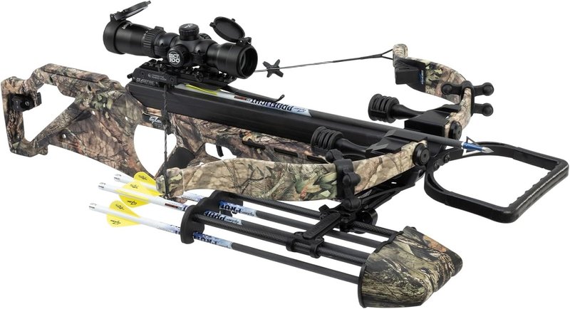 Excalibur Suppressor Extreme Micro Series Crossbow - Lightweight & Accurate | Includes Scope, 4 Arrows & Quiver