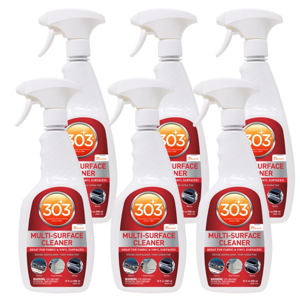 303 Marine Multi-Surface Cleaner for Vinyl & Canvas, 32 oz 6-Pack