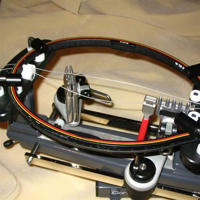 Stringing Clamp 3 Spring Sports Starting Clamp for Tennis Badminton Racket