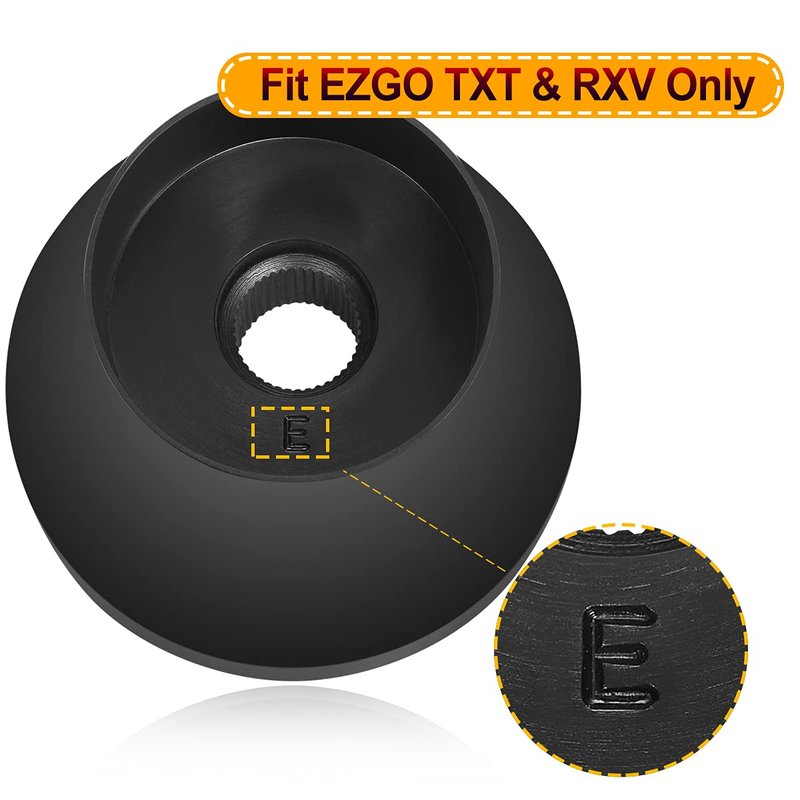 Golf Cart Steering Wheel Adapter for EZGO TXT&RXV (Including Installation Tools)