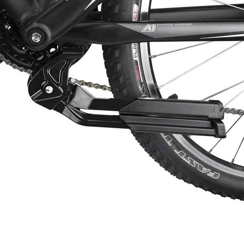 BV Bike Stand Heavy Duty for 24"-28" E-Bike - Bike Kickstand Supports Up to 77 lbs - Adjustable & Foldable Kickstand for Adult Bike with Center Mount & Secure Support - Strong & Durable for Ebikes