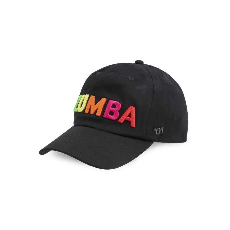 ZUMBA Hat for Women – Black Hat Women Baseball Cap – Adjustable Cute Workout Cap with Embroidered Logo for Gym, Fitness, Fashion, Everyday Wear, and Stylish Unisex Look for Men