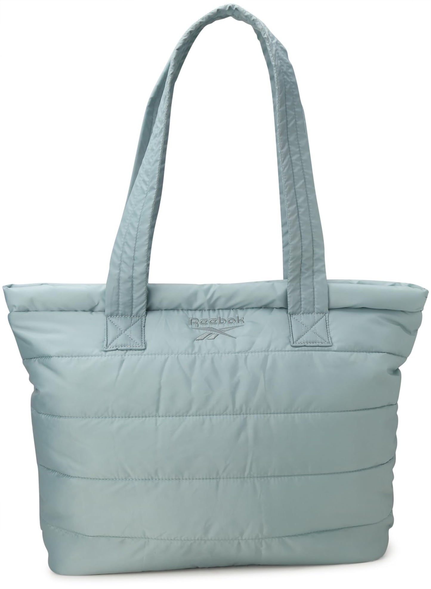 Reebok Womens Tote Bag - Lightweight Carry On Puffer Quilted Tote Bag for Travel Work Travel and Daily Essentials, Size One Size, Beatrice Boho Sage
