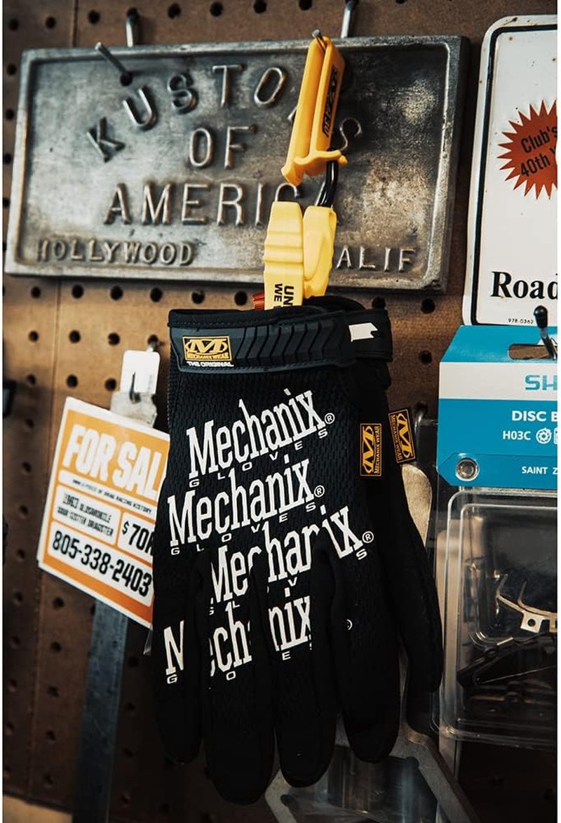 Mechanix Wear Glove Clip - Nonconductive Belt Attachment for Easy Glove Access | Yellow Safety Accessory