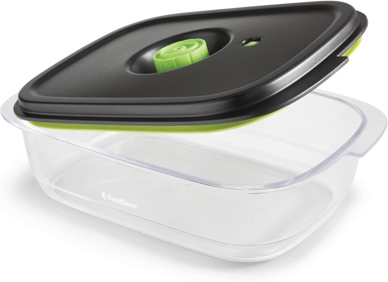 FoodSaver Preserve & Marinate Vacuum Containers - Airtight Seal | BPA-Free, 3-Pack