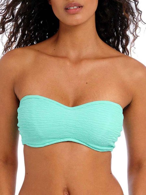 Freya Women's Ibiza Waves Underwire Bandeau Bikini Top Blue