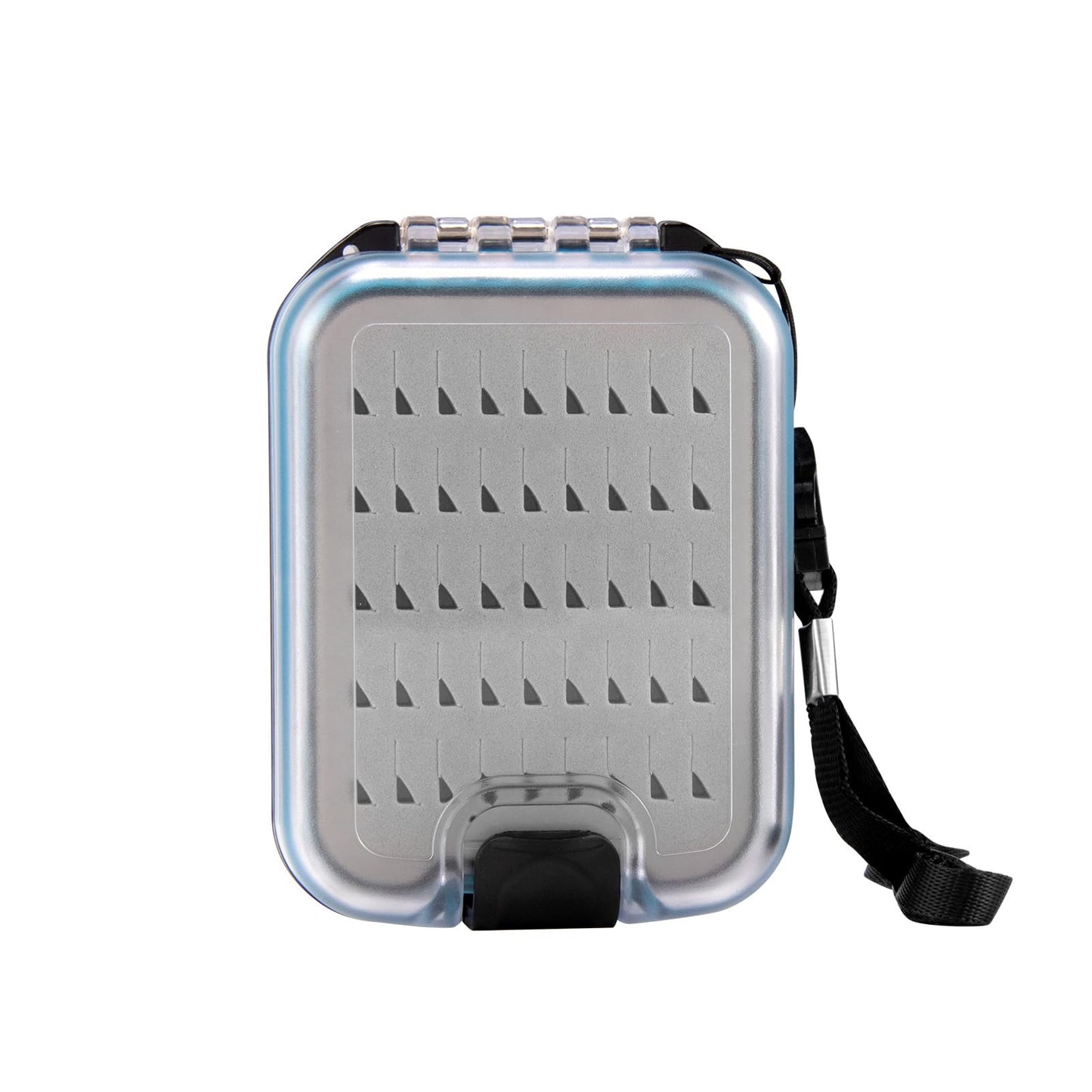Dr.Fish Fly Fishing Box, Flies Storage Case Waterproof Silicone Double Sided Clam Fishing Jig Boxes Crappie Panfish Trout X-small