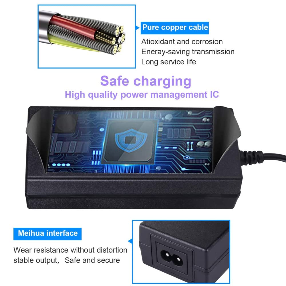 42V 2A Power Adapter for Bird & Lime Charger - Bird, Skip, Lime, Lime-S, Skip, Spin Xiaomi M365 - Charger