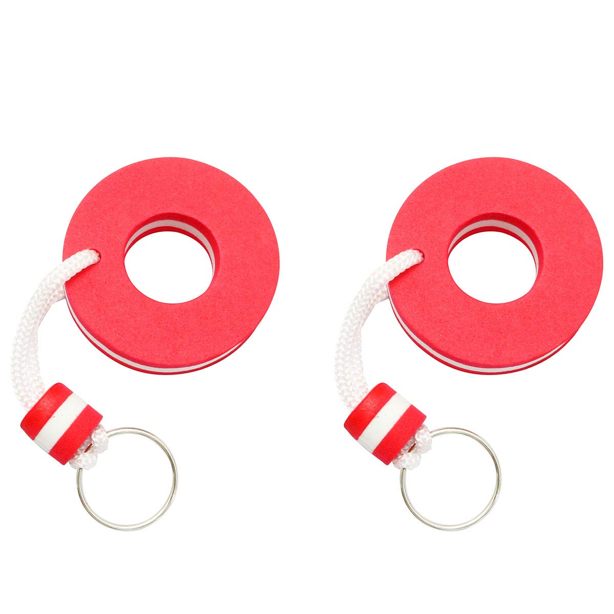 TAODAN 2PCS Floating Keyring, Water Buoyant Keychain, Safety Key Chain for Swimming Pool, Gym, Mall, Sauna