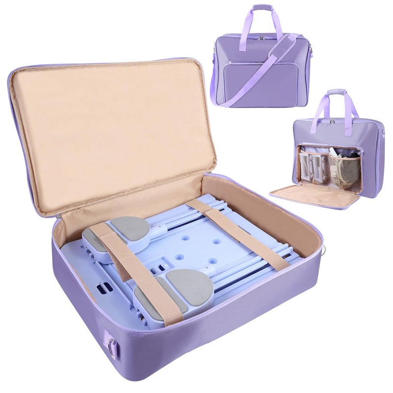 Crisinant Storage Bag for Pilates Board, Pilates Board Organizer, Shoulder Gym Bags with Multi Pockets Portable Carrying Bag for Gym, Pilates, Yoga, Outdoor Exercise, Home Storage, Daily Use, Bag Only