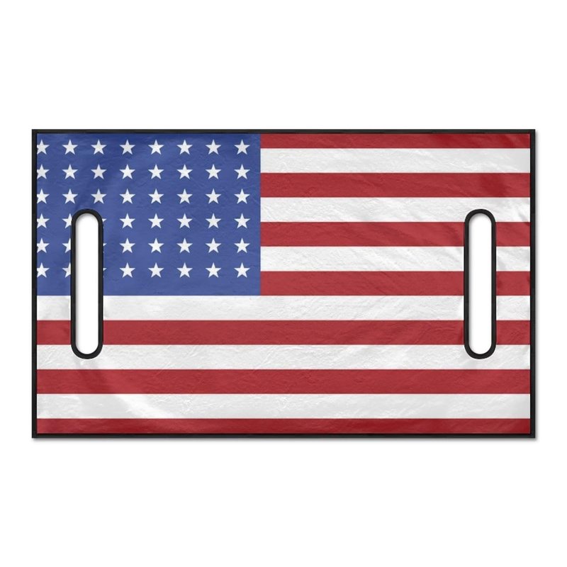 Baxinh American Flag Print Summer Golf Cart Seat Cover Fit for Most Club Car, Anti-hot Golf Cart Seat Protector with Holes, Machine Washable