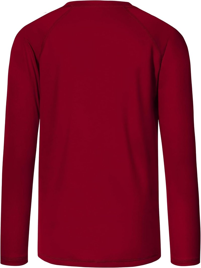 Boys UPF 50+ Swim Shirt - Long Sleeve UV Sun Protection Rash Guard | Youth SPF Water Shirts for Beach & Surf