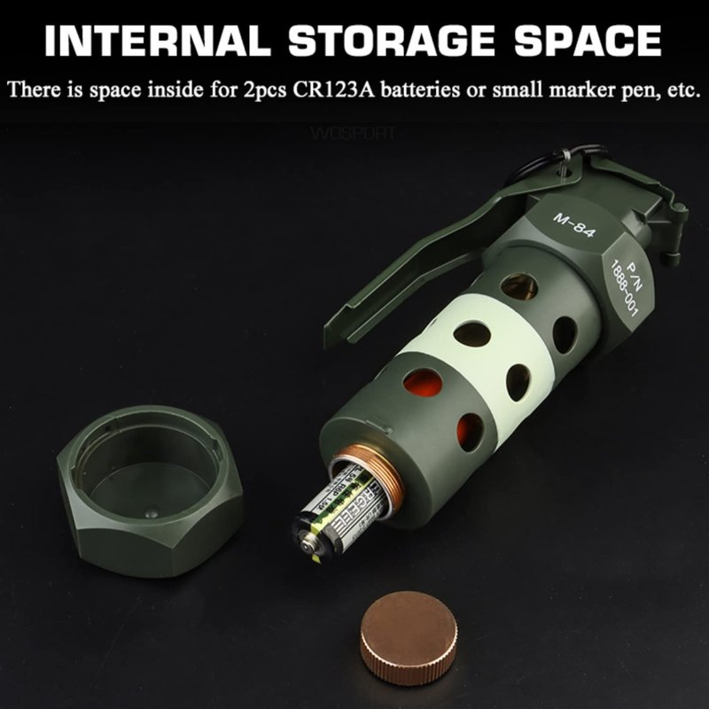Zhongren Dummy Grenade Toy Model Plastic Grenades CS Airsoft Tactical Gear Accessories for Army Fans Cosplay Movie Props Outdoor (M-84)