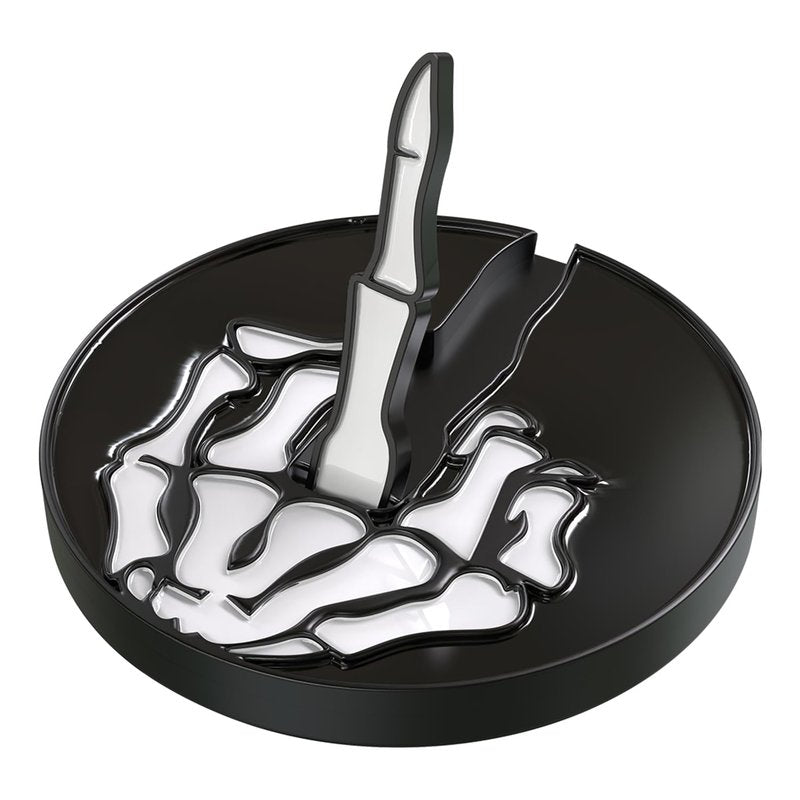 Ultimate Bone Black base Middle Finger Golf Ball Marker with Magnetic Hat Clip | Alignment Ball Mark, Funny Golf Accessories - Great Gift for Golf Lovers Golf Cap Premium Gifts, Golf Enthusiasts Gifts
