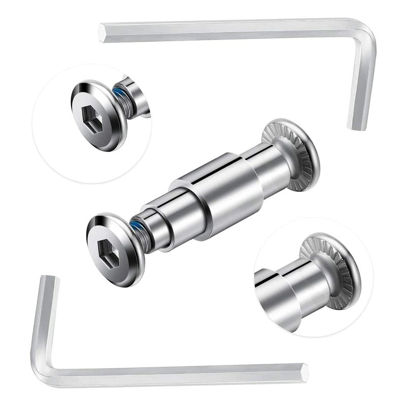 Still Awake OD 15/64" (6mm) Shaft Hex Socket Screw Inline Skate Wheel Roller Blades Replacement Skate Wheel Axles Repair kit (30mm/36mm)