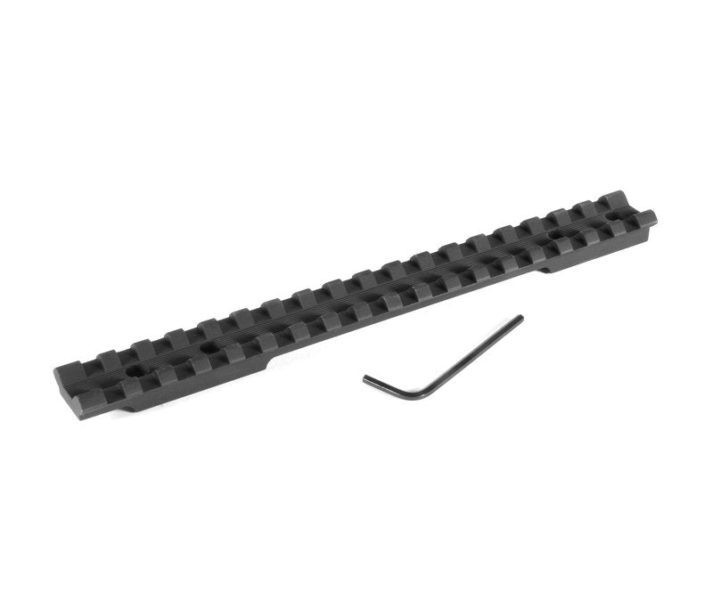EGW Savage Round Back Long Action Picatinny Rail Scope Mount – 0 MOA, CNC Machined 6061 T6 Aluminum, Matte Black, Made in USA, Includes Mounting Hardware