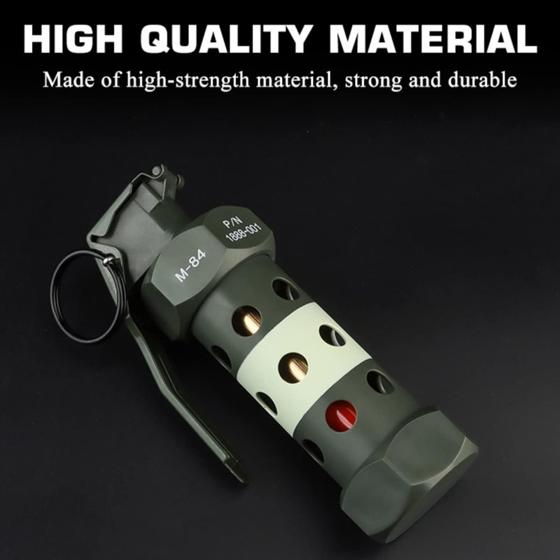 Zhongren Dummy Grenade Toy Model Plastic Grenades CS Airsoft Tactical Gear Accessories for Army Fans Cosplay Movie Props Outdoor (M-84)