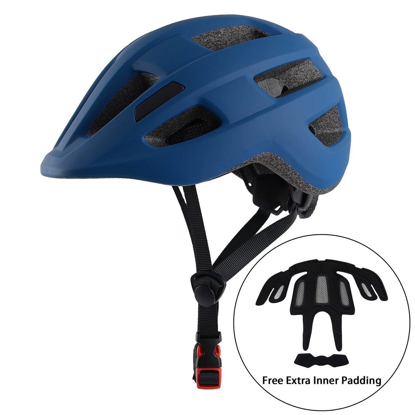 Kids Bike Helmet for Ages 1-8 Years, Adjustable Toddler Boys and Girls Helmets, Lightweight Child Infant Bicycle Cycling Scooter Sports Helmet XS, 48-50cm, Navy Blue