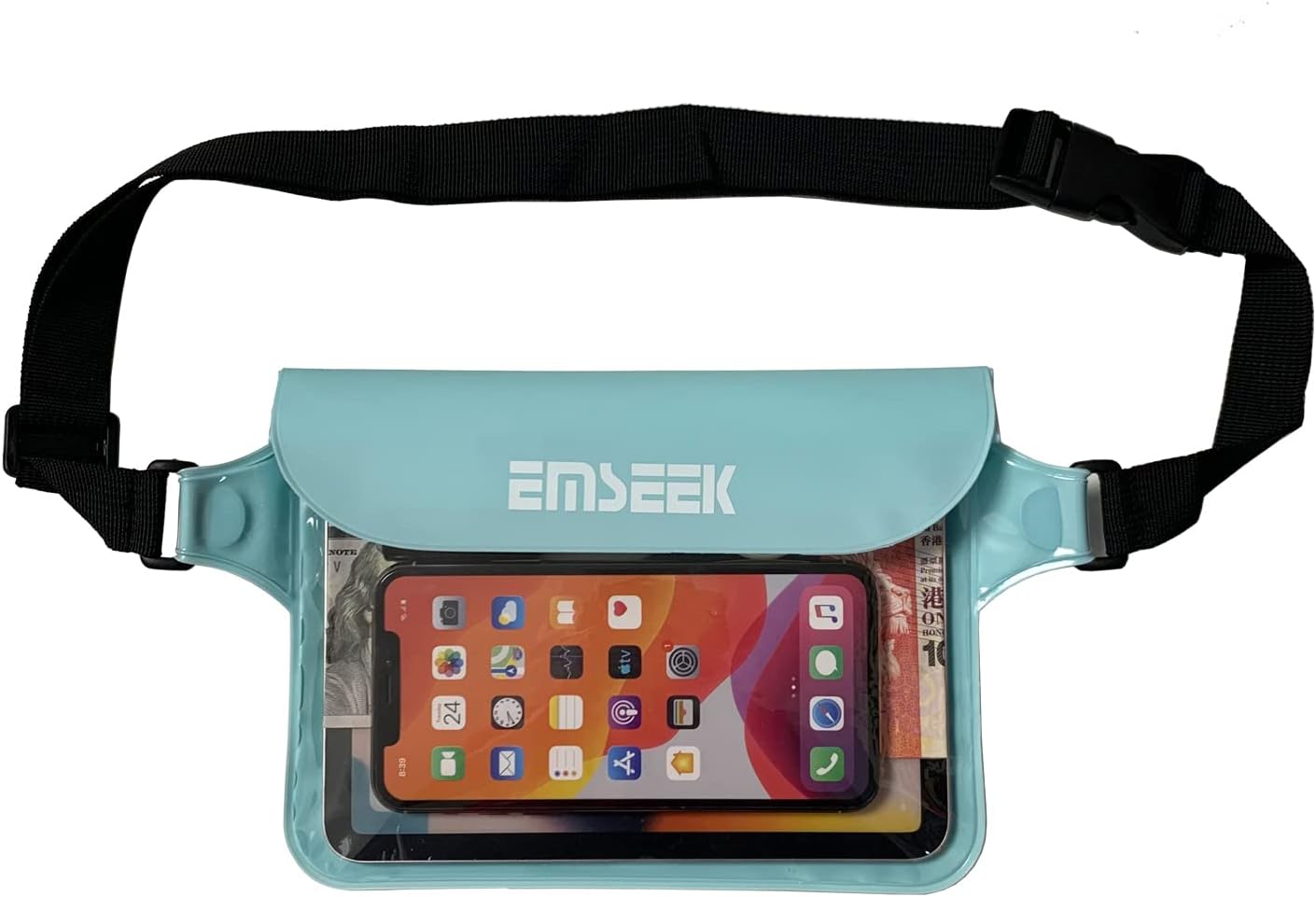 Waterproof Waist Pouch - Dry Belt Bag Fanny Pack for Keys, Wallet & Phone | Light Green