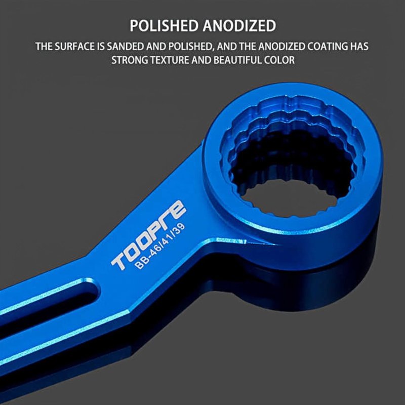 6-in-1 Center Shaft Wrench Professional Bottom Bracket Multi-Tool - Universal Bicycle Service Kit for ISO/JIS Standard Systems