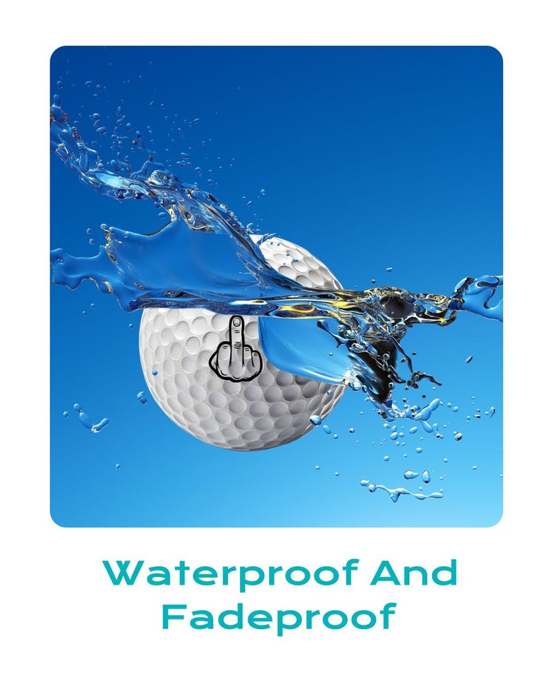 Giftspire Funny Golf Ball Stamp, Monogram Marker for Easy Identify & Reusable Personalized Golfball Stamper Marking Tool - Golf Accessories Christmas Stocking Stuffers Gift for Golfers Dad Women