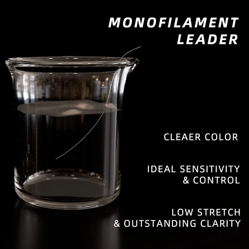 Monofilament Fishing Line - Clear 100M/500M | Durable Saltwater Leader Line 30LB-400LB