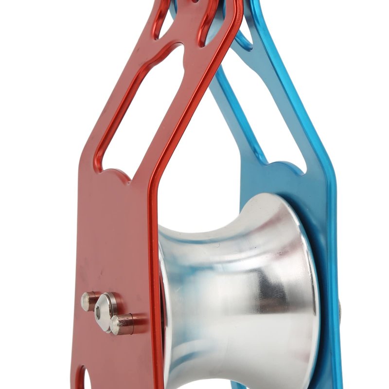 Topyond Camnal 40KN Rock Climbing Pulley Fixed Side Single Sheave Pulley for High Altitude Traverse and Hauling Gear, Ideal Outdoor Survival Tool, Hauling Pulley for Climbing Enthusiasts